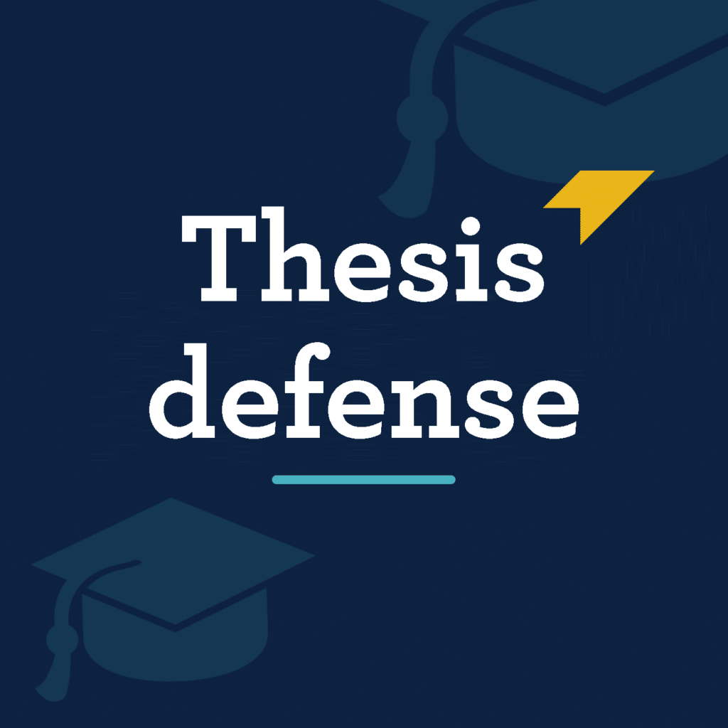 Yassine Drif’s thesis defense