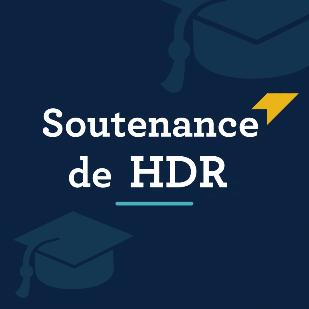 Defense of Accreditation to Supervise Research (HDR) by Joël F. De Brito